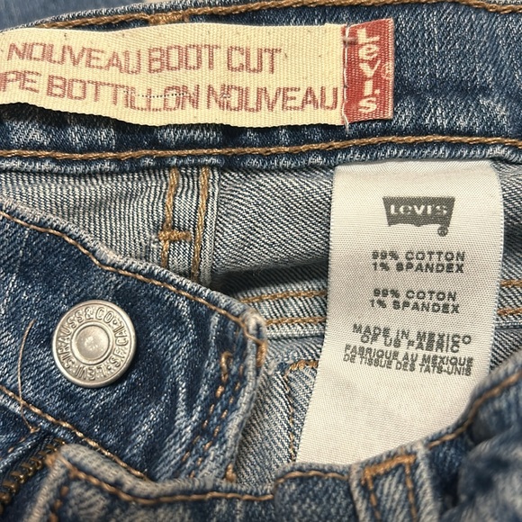 JEANS LEVI'S 313 Nouveau Bootcut Women's 6 Distressed vintage Hard to Find - Picture 4 of 12